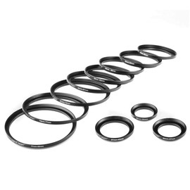 K&F Concept Step Up Rings Set of 11 26-30mm + 30-37mm + 37-43mm + 43-52mm + 52-55mm + 55-58mm + 58-62mm + 62-67mm + 67-72mm + 72-77mm + 77-77mm 82mm