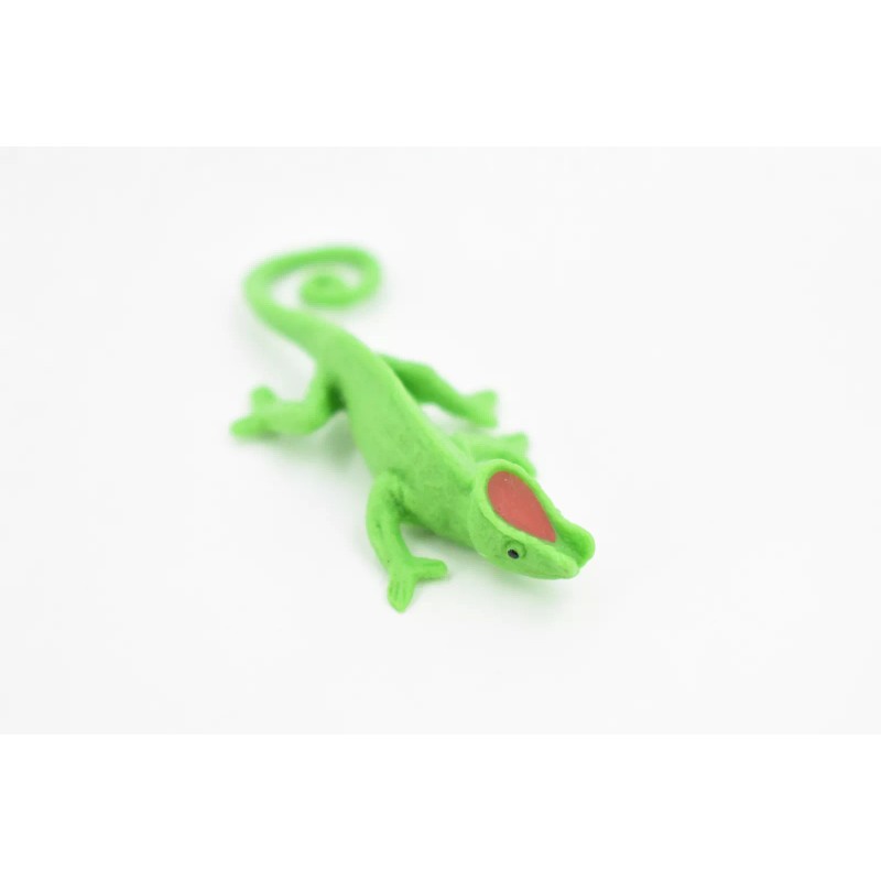 Safari Chameleon, Rubber Toy Lizard, Realistic Figure, Model, Replica, Kids