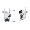 Dual Lens Security Camera 360° Pan Tilt Wireless Surveillance Camera