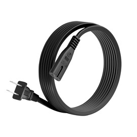 FITE ON AC Power Cord Compatible with YOSUDA Under Desk Ellipticals Electric, 6ft/1.8m Power Cord for Ellipse Leg Exerciser