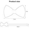MAIANY Men's Bow Tie with Adjustable Band, Classic Suit Bow,