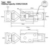JoyTube Toggle Latch Clamp 4002 with Lock Hole, 304 Stainless