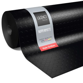 LILENO HOME Nubs Rubber Mat Sold by the Metre 370 x 100 cm - Rubber Runner Nub Mat (3 mm) as Workshop Floor, Non-Slip Mat, Workbench Cushion and Floor Mat - Rubber Mat for Basement, Trailer, Garage