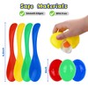 LovesTown Egg Spoon Race Game Set for Outdoor Yard Party