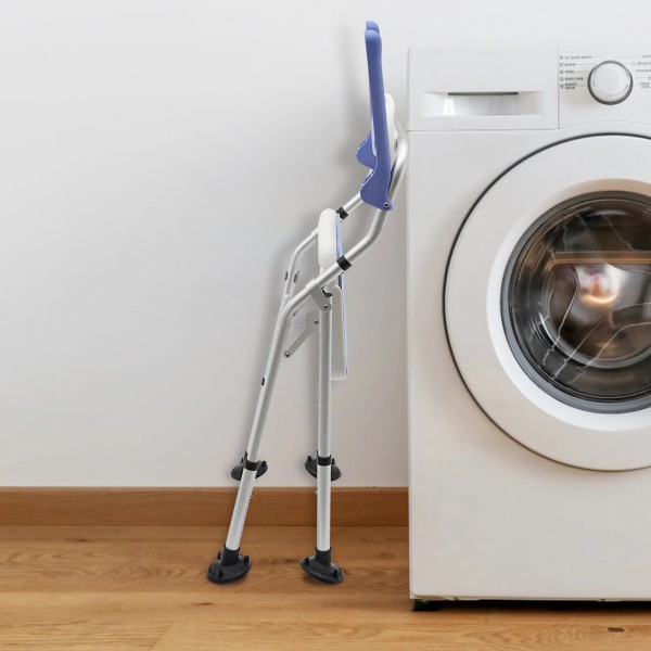 TBvechi Folding Shower Chair with Back & Arms - 330lbs