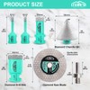 LEKOMESH Tile Hole Saw Kit for Porcelain Tile - (6/6/20/35+50mm