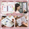 Sabary 500 Sheets Transparent Sticky Notes Round Translucent Sticky Notes