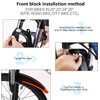 Fat-Cattie Bike Fender Set,Adjustable Road Mountain Bike Bicycle Cycling Tire