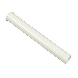 Danco 94020 Flanged Tailpiece, 1-1/2 in, 12 in L, Plastic, [Finish]<, for Use with Direct Connect Tubes, 1-1/2 x 12-Inch, White