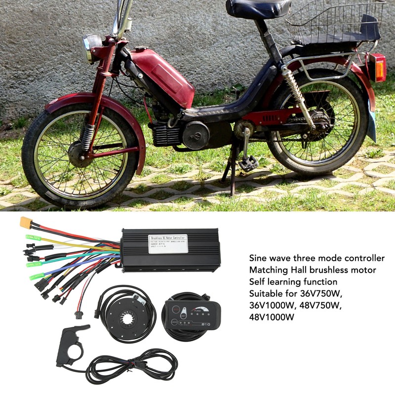 Bicycle Brushless Motor Controller Kit Sine Wave Lithium Power Assisted