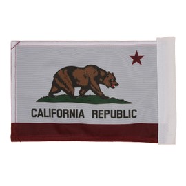 Hot Rides Durable Sleeve Boat Car Motorcycle Flag For Car and Boat California 6 x 9 Inch