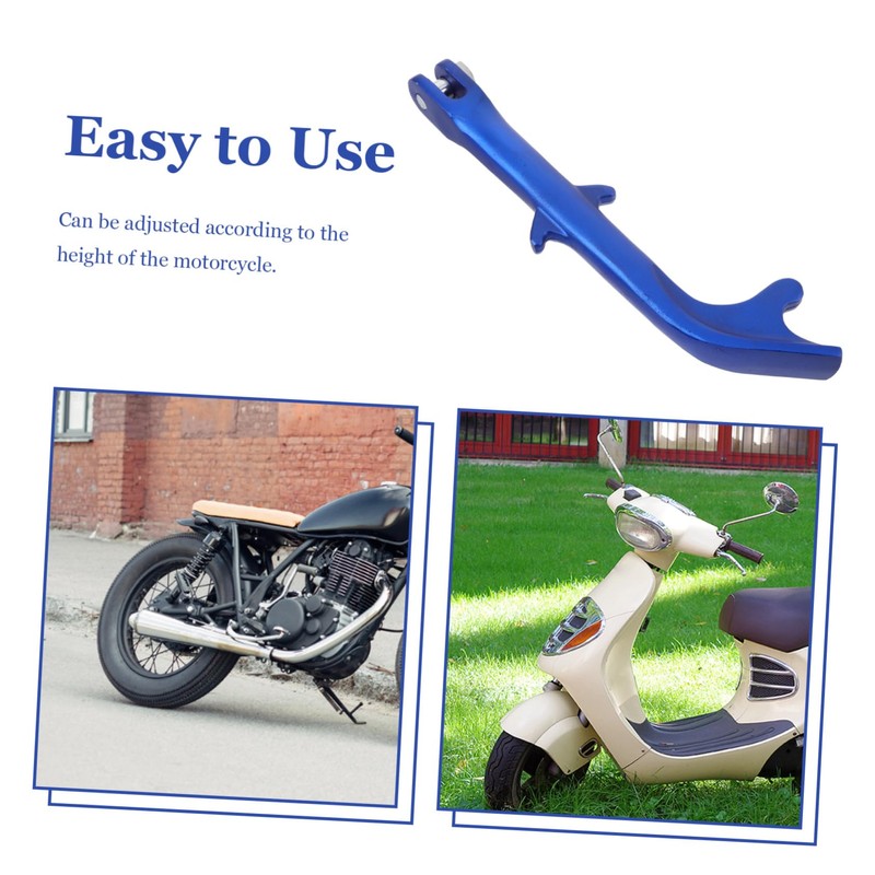 BUGUUYO Aluminum Alloy Motorcycle Kickstand Heavy Duty Side Stand for