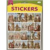 40 Pcs. Catholic Religious Stickers 1”x1.5” Holy Family Padre Pio