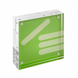 Square Magnetic Frame 100 x 100 mm, 30 mm Thick (2 x 15 mm) / Magnetic Picture Frame / Photo Frame Acrylic Glass / Acrylic / Family Photo / Wedding / Zeigis®