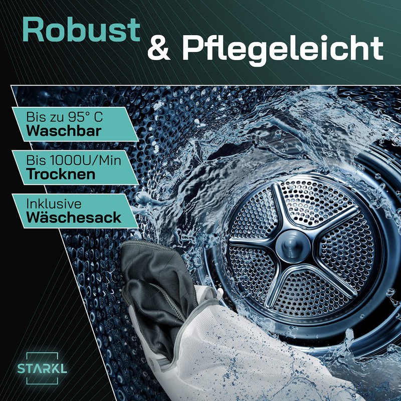 STARKL® 4 x Microfibre Cloths for Car Windows, Windows, Mirrors,
