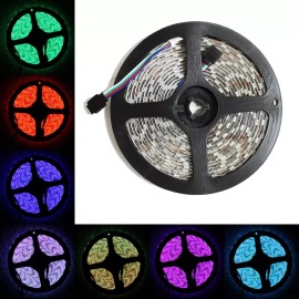 Unbranded 5M 16.4ft 12v SMD RGB 5050 IP30 noWaterproof 300 LED Flexible Tape Strip Light
