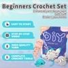 YAMAXIN Crochet Kit for Beginners – Ocean Animal Amigurumi DIY