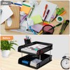 Stackable Letter Tray Papers Organizers, A4 Size Desk Organizer Tray
