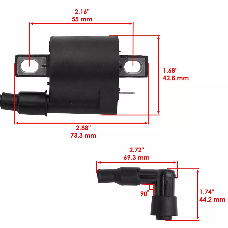 Caltric Ignition Coil for Honda ATC125M ATC200M ATC200S 1984