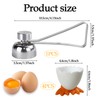 1 Pcs Egg Opener+ 4 Pcs Egg Cup Holder Boiled