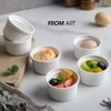 Feenmai Ramekins 8 Oz Oven Safe - Baking Bowls Set