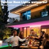 PSTAR Neon LED Strip 1m, IP67 Wasserdicht RGB LED Band