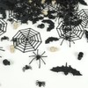 150 piezas de Halloween mini murciélagos arañas cráneo cabezas