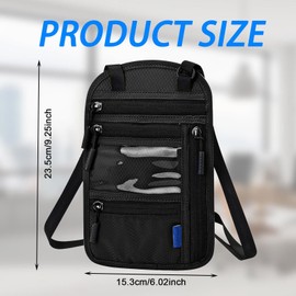 MUNSKT Travel Document Wallet Organiser, RFID Blocking Passport Holder, Passport Holder Travel Wallet, Passport Holder Travel Wallet Family