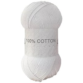 Cygnet 100% Cotton Knitting Yarn (White 2080)