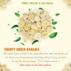CRISPY DRIED BANANA 2.47 oz (70g) VIETFARMFOOD: Freeze-dried, No Sugar
