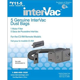 Y11-5 Genuine InterVac Vacuum Cleaner Dust Bags for CSRM Models
