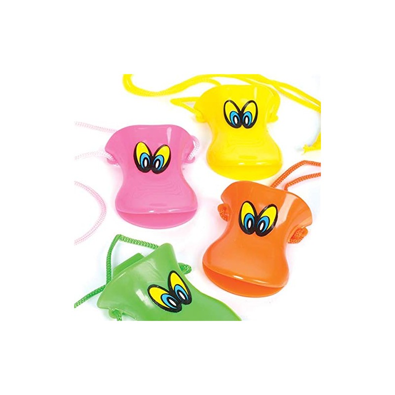 Multicolor Duck Call Whistles - One Dozen (12)