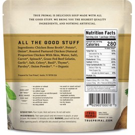 True Primal Tuscan-Style Chicken Soup 8-pack, Ready to eat, Gluten free, Paleo, Pastured chicken, Whole30, Bone broth