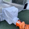 FLAPKWAN Overspray Exhaust Ventilation Device Connection for Additional Airflow, Just