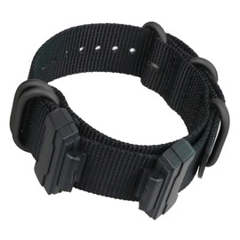 Hijiawee Fit for G-shock Watch Model DW-5600/GWM-5610/DW-6900/DWE-5600/GM-5600/GW-B5600/DW-5305/GA-110/GD-120, Military Ballistic Nylon Replacement Strap for Casio G-shock (Black)