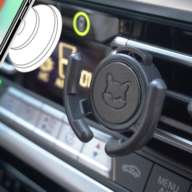 HOMEFOX Holder Car Mount Compatible for Popsocket Collapsible Grips 1