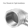E, 304 Stainless Steel Hose Barb Fitting Elbow, NPT Female