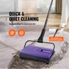 Happybuy Manual Carpet Sweeper with 300ml Dustbin - 6.7" Cleaning