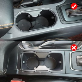 METYOUCAR For Ford Ranger 2015-2021 Car Water Cup Holder Cover,Center Console Handrest Water Cup Holder Cover Trim Sticker (Carbon Fiber)