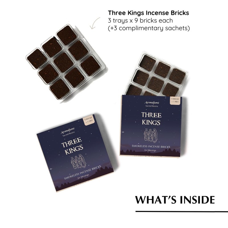 Three Kings Resin Incense Bricks Refill by Aromafume | 3