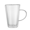 Restaurantware-Forma Professional 13.5 oz Double Wall Glass Mugs, 2 Insulated