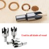 8 Piece Tenon Drill Set, Wood Plug Cutter Drill Set,