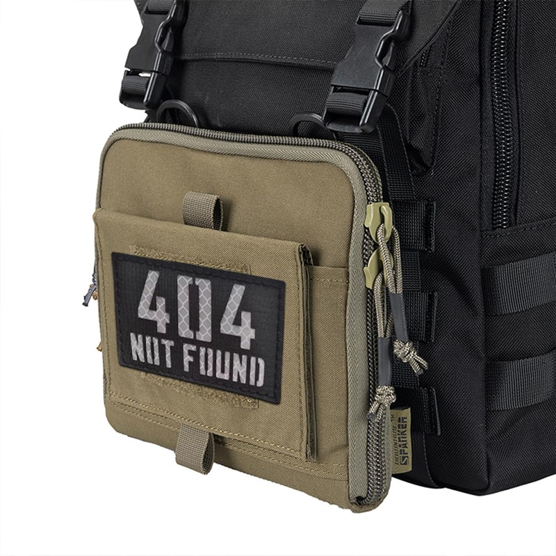 404 Not Found Patches Velcro Military Funny Sew-On Patch Hook