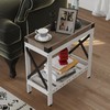 ZEXVIDA Narrow Side Table, End Table,Sofa Side Table, End Table