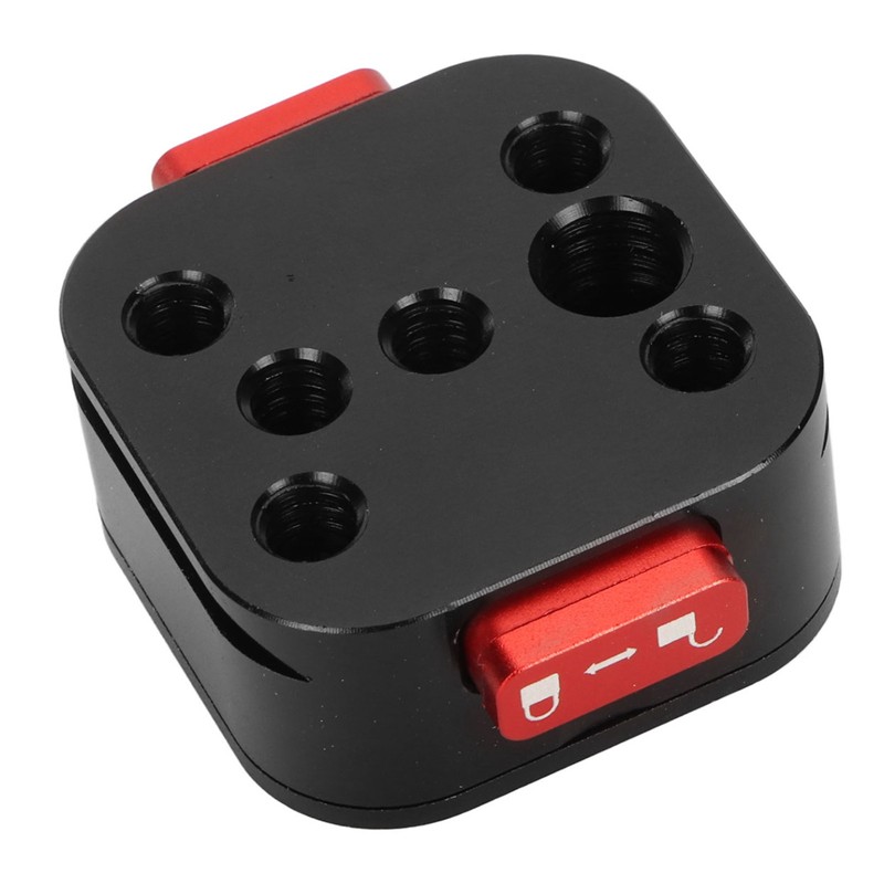 Mini Quick Release Plate 1/4 Screw Hole Holder Camera Quick