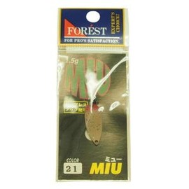 フォレスト(FOREST) ルアー MIU(ミュー) 1.5g No.21 スプーン