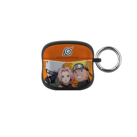 iFace Naruto Shippuden Anime Collection AirPods Case Compatible with AirPods 3rd Gen. – Protective Cover [Carabiner Clip Included] [Wireless Charging Compatible] – Naruto/Kakashi/Sakura