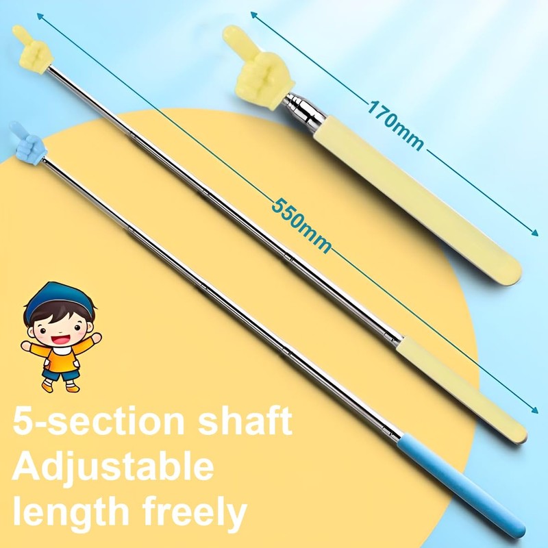WUSJCOF 3 pcs Extendable Stainless Steel Pointer Stick for Teachers