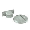 Magnetic Door Holder Flush Finish: Brushed Nickel