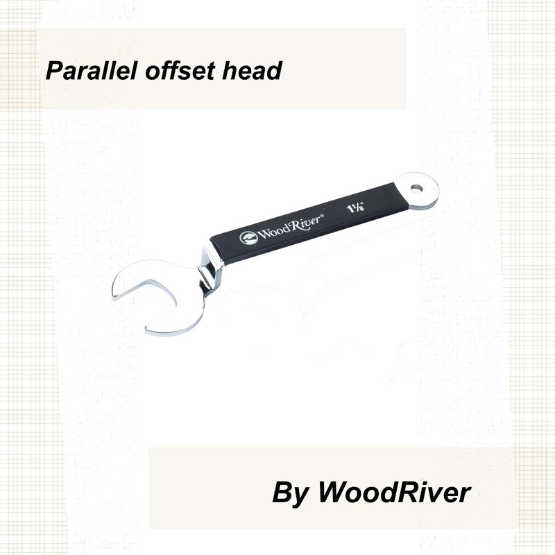 Woodriver 1-1/8" Offset Router Collet Wrench For Porter Cable Routers